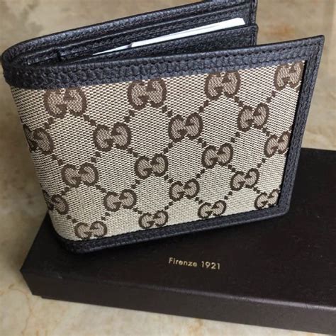 gucci monogram wallet men|men gucci wallet monogram authentic.